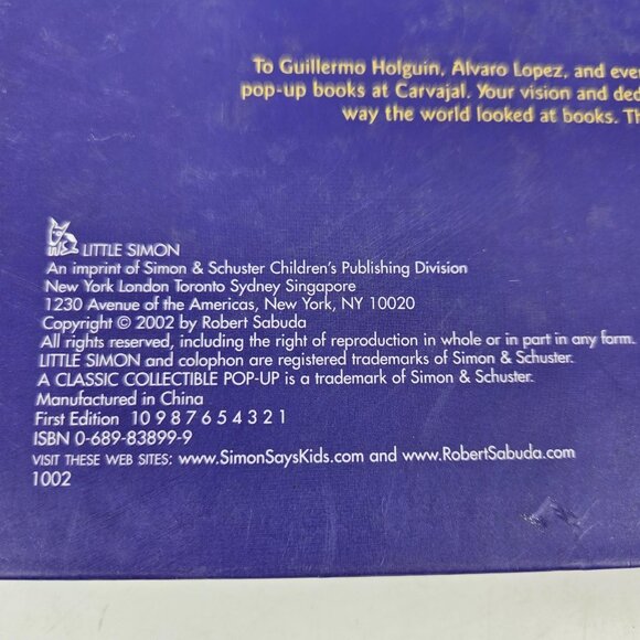 The Night Before Christmas Robert Sabuda Pop-Up First Edition Hardcover Moore - Picture 8 of 12